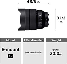 Load image into Gallery viewer, Sony - FE 12-24mm F4 G Wide-Angle Zoom Lens (SEL1224G),Black