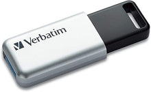 Load image into Gallery viewer, Verbatim 64GB Store'n' Go Secure Pro USB 3.0 Flash Drive with AES 256 Hardware Encryption - Silver