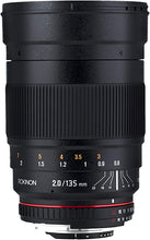 Load image into Gallery viewer, Rokinon 135mm F2.0 ED UMC Telephoto Lens for Fuji X Interchangeable Lens Cameras