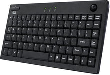 Load image into Gallery viewer, Adesso AKB-310UB - Mini Trackball USB Keyboard, Black