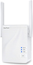 Load image into Gallery viewer, BrosTrend WiFi Extender 1200Mbps Internet Signal Booster Range Repeater, Add Coverage up to 1200 sq.ft. in Your Home, Extend 2.4GHz & 5GHz Wi-Fi, Easy Setup