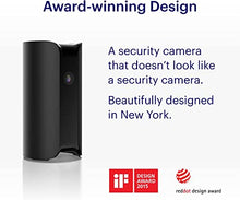 Load image into Gallery viewer, CANARY (CAN100USBK) All-in-One Indoor 1080p HD Security Camera with Built-in Siren and Climate Monitor, Motion / Person / Air Quality Alerts, Works with Alexa, Insurance Discount Eligible - Black, single