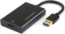 Load image into Gallery viewer, CableCreation USB 3.0 to HDMI Adapter (DisplayLink), USB External Display Graphics Adapter Compatible with Windows 10 / 8/ 8.1/ 7/ Vista/ XP, Black