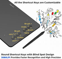 Load image into Gallery viewer, XP-Pen Deco 01 V2 Drawing Tablet 10x6.25 Inch Graphics Tablet Digital Drawing Tablet for Chromebook with Battery-Free Stylus and 8 Shortcut Keys (8192 Levels Pressure)
