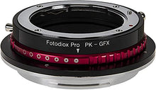 Load image into Gallery viewer, Fotodiox DLX Lens Mount Adapter Compatible with Pentax K AF (KAF) Lenses to Fujifilm GFX G-Mount Mirrorless Cameras