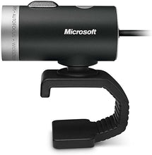 Load image into Gallery viewer, Microsoft LifeCam Cinema Webcam for Business - Black with built-in noise cancelling Microphone, Light Correction, USB Connectivity, for video calling on Microsoft Teams/Zoom, Windows 8/10/11