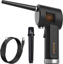 Load image into Gallery viewer, Svinkal Air Duster, Handheld Cordless Air Duster, Air Blower Rechargeable, Electric Compressed air Gun Battery Operation, for Cleaning Computer Keyboard Camera Lego Toys.