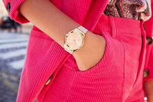 Load image into Gallery viewer, Swatch 1810 Skin Irony Stainless Steel Quartz Silicone Strap, Pink, 16 Casual Watch (Model: SYXG101)