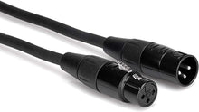 Load image into Gallery viewer, Hosa HMIC Pro Microphone Cables REAN XLR3F to XLRM - (50 Feet) (Black)