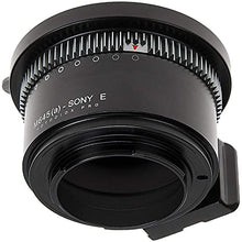 Load image into Gallery viewer, Fotodiox Pro IRIS Lens Mount Adapter Compatible with Mamiya 645 AF/AF-D Lenses to Sony E-Mount Cameras