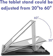 Load image into Gallery viewer, HUION Adjustable Tablet Stand Multi-Angle Portable Desk Stand for 10-15.6" Graphics Drawing Monitor Tablet Pen Display?Suitable for Kamvas Pro 16/Pro 12/Pro 13?Kamvas 16?iPad Pro, Wacom Cintiq