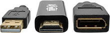 Load image into Gallery viewer, Tripp Lite HDMI to DisplayPort Active Converter w/USB Power 4Kx2K @ 30Hz HDMI to DP M/F 6in 6" (P130-06N-DP-V2), Black