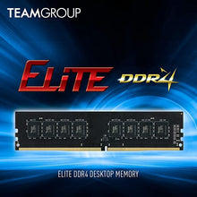Load image into Gallery viewer, TEAMGROUP Elite DDR4 16GB Single 2666MHz (PC4-21300) CL19 Unbuffered Non-ECC 1.2V UDIMM 288 Pin PC Computer Desktop Memory Module Ram Upgrade - TED416G2666C1901 - (1x16GB) Single