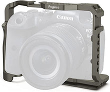 Load image into Gallery viewer, Poyinco Camera Cage Kit for Canon EOS R5 and R6 Aluminum Alloy DSLR Rig Stabilizer with 1/4” & 3/8” Threads Cold Shoe for Vlogging Filmmaking and Video Shooting etc.