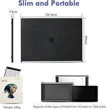 Load image into Gallery viewer, HUION Adjustable Tablet Stand Multi-Angle Portable Desk Stand for 10-15.6" Graphics Drawing Monitor Tablet Pen Display?Suitable for Kamvas Pro 16/Pro 12/Pro 13?Kamvas 16?iPad Pro, Wacom Cintiq