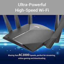 Load image into Gallery viewer, D-Link WiFi Router AC3000 EasyMesh Smart Internet Network Compatible with Alexa & Google Assistant, MU-MIMO Tri Band Gigabit Gaming Mesh (DIR-3040-US)