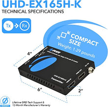 Load image into Gallery viewer, Orei HDMI Extender UltraHD Over Single Cat6/Cat7 Cable 4K @ 60Hz with HDR & IR Control - Up to 165 ft EDID Management