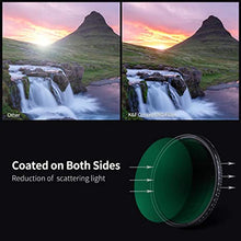 Load image into Gallery viewer, K&F Concept 43mm Variable Neutral Density Filter ND8-ND2000 (3-11stop) Hydrophobic Adjustable ND Filter with 24 Multi-Layer Coatings for Camera Lens