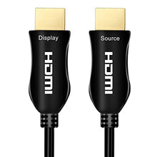 Load image into Gallery viewer, 4K Fiber Optic HDMI Cable 50 Feet, 18Gbps 4K 60Hz(4:4:4 HDR10 HDCP2.2) 1440p 144Hz High Speed Ultra HD One-Direction Cord Compatible with Apple-TV Ps4 Xbox One