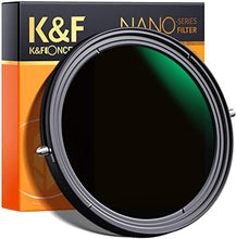 Load image into Gallery viewer, K&F Concept 67mm Variable Fader ND2-ND32 ND Filter and CPL Circular Polarizing Filter 2 in 1 for Camera Lens No X Spot Weather Sealed
