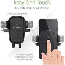 Load image into Gallery viewer, iOttie Wireless Car Charger Easy One Touch Wireless 2 Qi Charging CD Slot + Air Vent Combo Phone Mount for iPhone, Samsung Galaxy, Huawei, LG, Smartphones