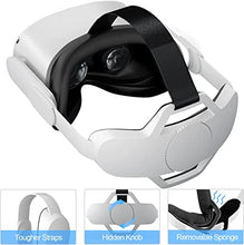 Load image into Gallery viewer, annapro Head Strap for Oculus Quest 2, Replacement Strap for Oculus Quest 2 Elite Strap Adjustable Headstrap Accessories Set with Lens Cover & Cleaning Pen for Enhanced Comfort in VR
