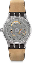 Load image into Gallery viewer, Swatch SISTEM51 Petite SECONDE Stainless Steel Swiss Automatic Leather Strap, Black, 19.6 Casual Watch (Model: SY23S400)