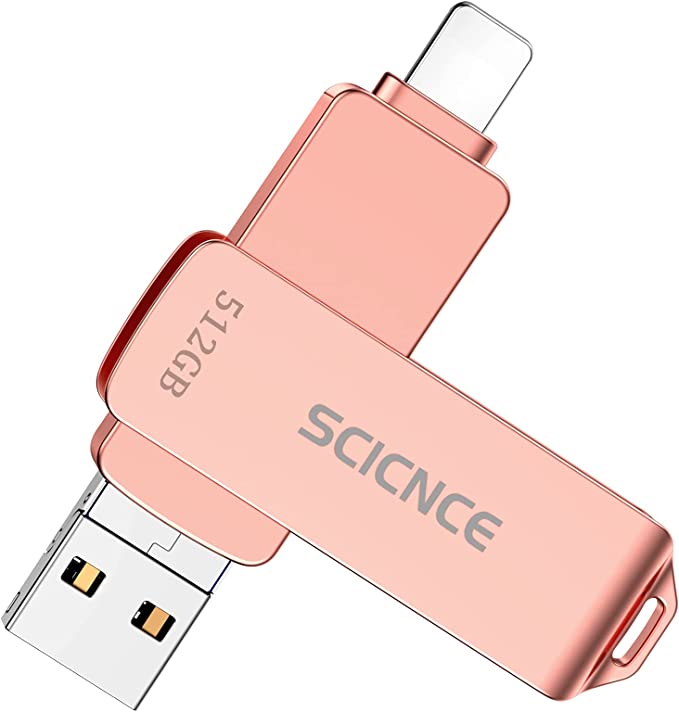SCICNCE USB 3.0 Flash Drive 512GB Intended for iPhone, USB Memory Stic –  PeachImports