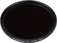 Load image into Gallery viewer, Fotodiox Pro 55mm 10-Stop Neutral Density Slim Filter (ND1000)
