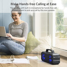 Load image into Gallery viewer, Fiodio IPX6 Waterproof Portable Speakers, Wireless Outdoor Travel Party Speaker, Built-in Microphone, USB for Sports, Beach, Hiking and Camping