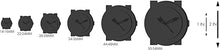 Load image into Gallery viewer, Disney Minnie Mouse Women's Two Tone Alloy Watch, Reversible Red with White Polka Dot Nylon Strap, W002882