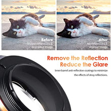 Load image into Gallery viewer, K&F Concept EOS to M4/3 MFT Olympus Adapter for Canon EF EF-S Mount Lens to M4/3 M43 MFT Mount Camera with Matting Varnish Design for Olympus Pen E-P1 P2 P3 P5 E-PL1 Panasonic Lumix GH1 2 3 4 5