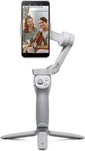 Load image into Gallery viewer, DJI OM 4 - Handheld 3-Axis Smartphone Gimbal Stabilizer with Grip, Tripod, Gimbal Stabilizer Ideal for Vlogging, YouTube, Live Video, Phone Stabilizer Compatible with iPhone and Android