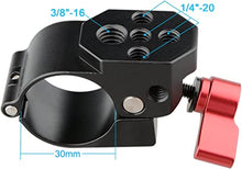 Load image into Gallery viewer, CAMVATE 30mm Monitor Mount Rod Clamp for Ronin-M Gimbal Stabilizer (Red)