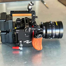 Load image into Gallery viewer, NICEYRIG Wooden Handle with Rosette Extension Arm, Right Side Grip for Sony FS7 FS5 FX9 RED Kinefinity Cinema Camera Camcorder - 423