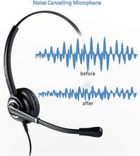 Load image into Gallery viewer, VoicePro 10 Professional Home Office and Call Center USB Headset with Noise Canceling Microphone, HD Speakers and in Line Call Controls with Mute, Compatible with All UC Voice Platforms.
