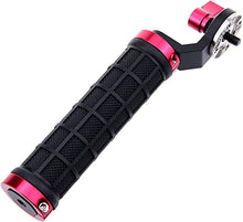 Load image into Gallery viewer, CAMVATE Aluminum Rosette Rubber Handle Grip for Rosette Standard Accessory(Red,M6 Thread,31.8 mm)