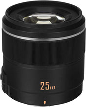 Load image into Gallery viewer, Yongnuo YN25mm F1.7M Auto Focus Standard Prime Lens, Mirrorless Micro Four Thirds, Compatible with Olympus and Panasonic Cameras