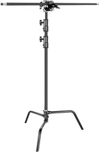Load image into Gallery viewer, Neewer Multi Functional Heavy Duty 2.5-inch Grip Head Swivel Head Holder Mounting Adapter for Light Stand, Extension Boom Arm and Other Photographic Equipment with 1/2,1/4,3/8,5/8-inch Mount (Black)