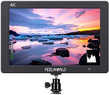 Load image into Gallery viewer, FEELWORLD T7 7 Inch IPS 4K HDMI Camera Field Monitor Video Assist Full HD 1920x1200 Solid Aluminum Housing DSLR Monitor with Peaking Focus False Colors