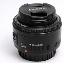 Load image into Gallery viewer, YONGNUO YN35mm F2 Lens 1:2 AF/MF Wide-Angle Fixed/Prime Auto Focus Lens for Canon EF Mount EOS Camera