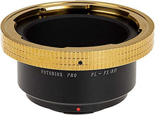Load image into Gallery viewer, Fotodiox Pro Lens Mount Adapter, Arri PL Mount Lens to Fujifilm X-Mount Mirrorless Cameras - Fits Fujifilm Mirrorless Digital Cameras Such as The X-Pro1, X-E1