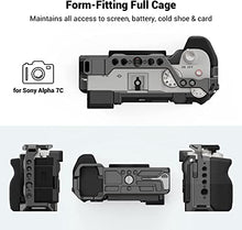 Load image into Gallery viewer, SmallRig Full Cage with Silicone Side Handle for Sony A7C, Comes with Locating Holes for ARRI, Quick Release Plate for Arca and Cold Shoe Mount - 3212