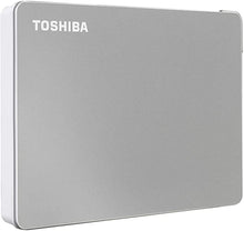 Load image into Gallery viewer, Toshiba Canvio Flex 2TB Portable External Hard Drive USB-C USB 3.0, Silver for PC, Mac, & Tablet - HDTX120XSCAA