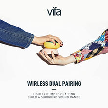 Load image into Gallery viewer, Vifa City Bluetooth Speaker, Speakers Bluetooth Wireless, Portable Outdoor Mini Speaker, Bluetooth Speaker for Computer&Phone, Dual Pairing & Stereo Sound (Burgundy Blush)