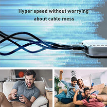Load image into Gallery viewer, Ethernet Cable 100 ft, Cat 8 Ethernet Cable, Support Cat7/Cat5/Cat5e/Cat6/Cat6e Standards, High Speed 40Gbps 2000Mhz F/FTP LAN Wires with RJ45 Gold Plated Connector for Modem, Router, PC