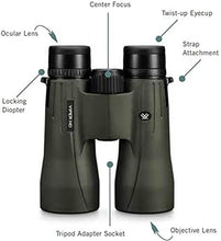 Load image into Gallery viewer, Vortex Optics Viper HD Roof Prism Binoculars 12x50
