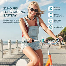 Load image into Gallery viewer, Redzoo Neckband Headphones, Around The Neck Bluetooth Headphones w/Noise Cancelling Microphone, Bluetooth Headset w/ 22hrs Playtime, Neck Earphones Stereo Bass, for Music, Conference, Video, Call