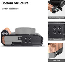 Load image into Gallery viewer, SmallRig L-Shape Bracket Wooden Grip for RX100 III/IV/V (VA) / VI/VII Camera - LCS2467