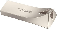 Load image into Gallery viewer, SAMSUNG BAR Plus 256GB - 400MB/s USB 3.1 Flash Drive Champagne Silver (MUF-256BE3/AM)